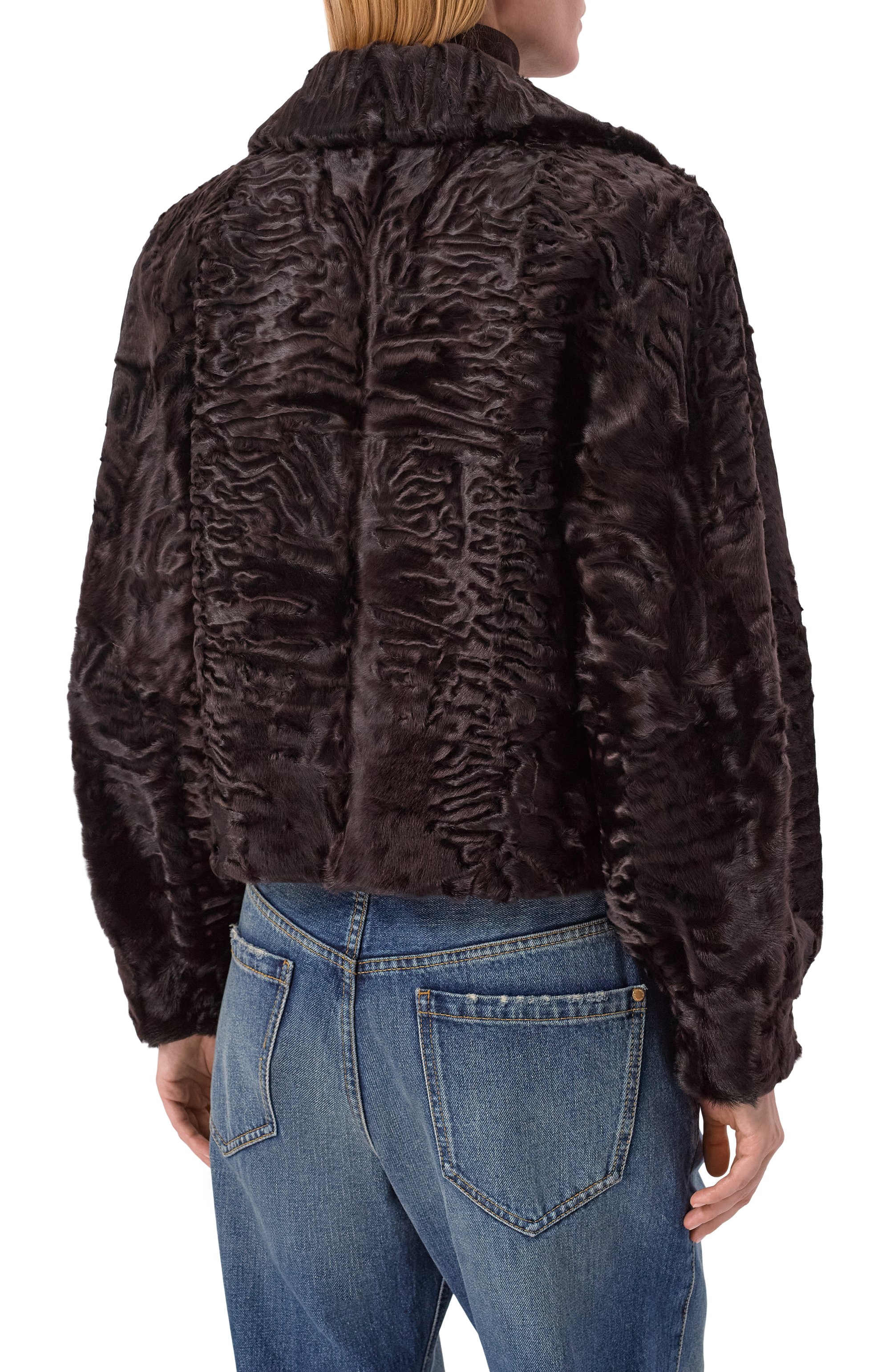 Бомбер из свакары MVST, арт. M018/SWAKARA BROWN, фото 4