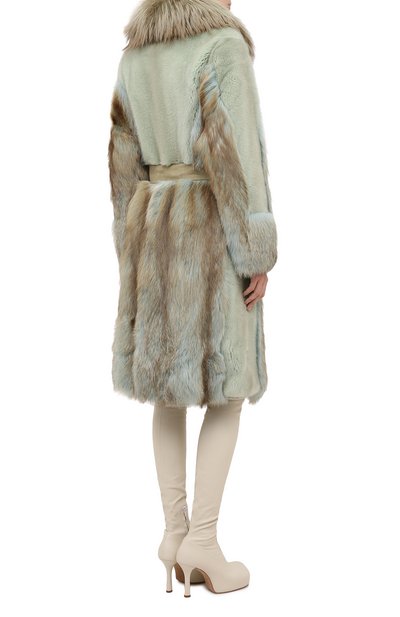 Шуба из меха норки и лисы LANVIN, арт. RW-C0135F-VI23-H16, фото 4