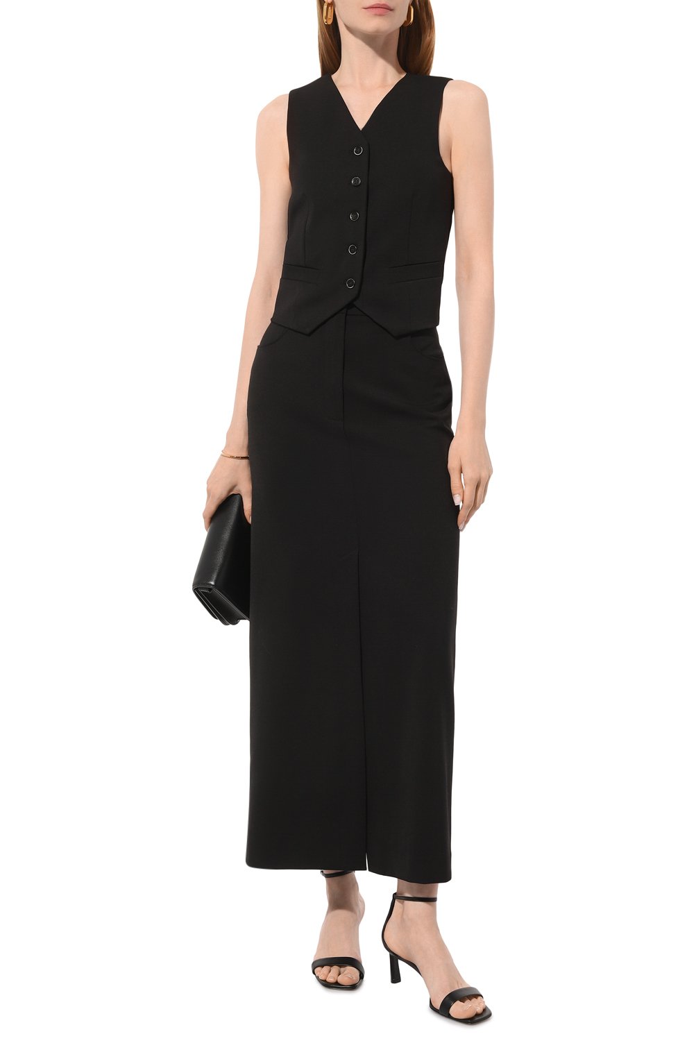 Жилет BEATRICE .B черного цвета по цене 27700 руб., арт. 24FA9062/TWILL, фото 2 Жилет BEATRICE .B, арт. 24FA9062/TWILL, фото 2