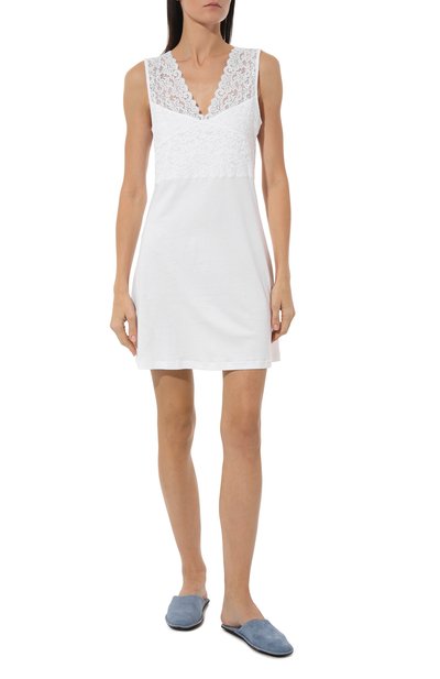 Сорочка HANRO белого цвета по цене 22810 руб., арт. 077929., фото 2 Сорочка HANRO, арт. 077929., фото 2