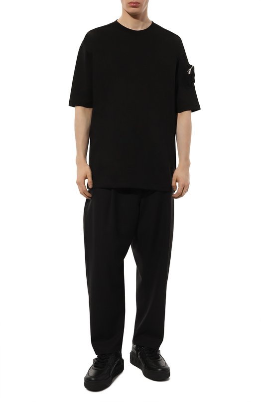 Хлопковая футболка Thom Krom Чёрный, фото 2