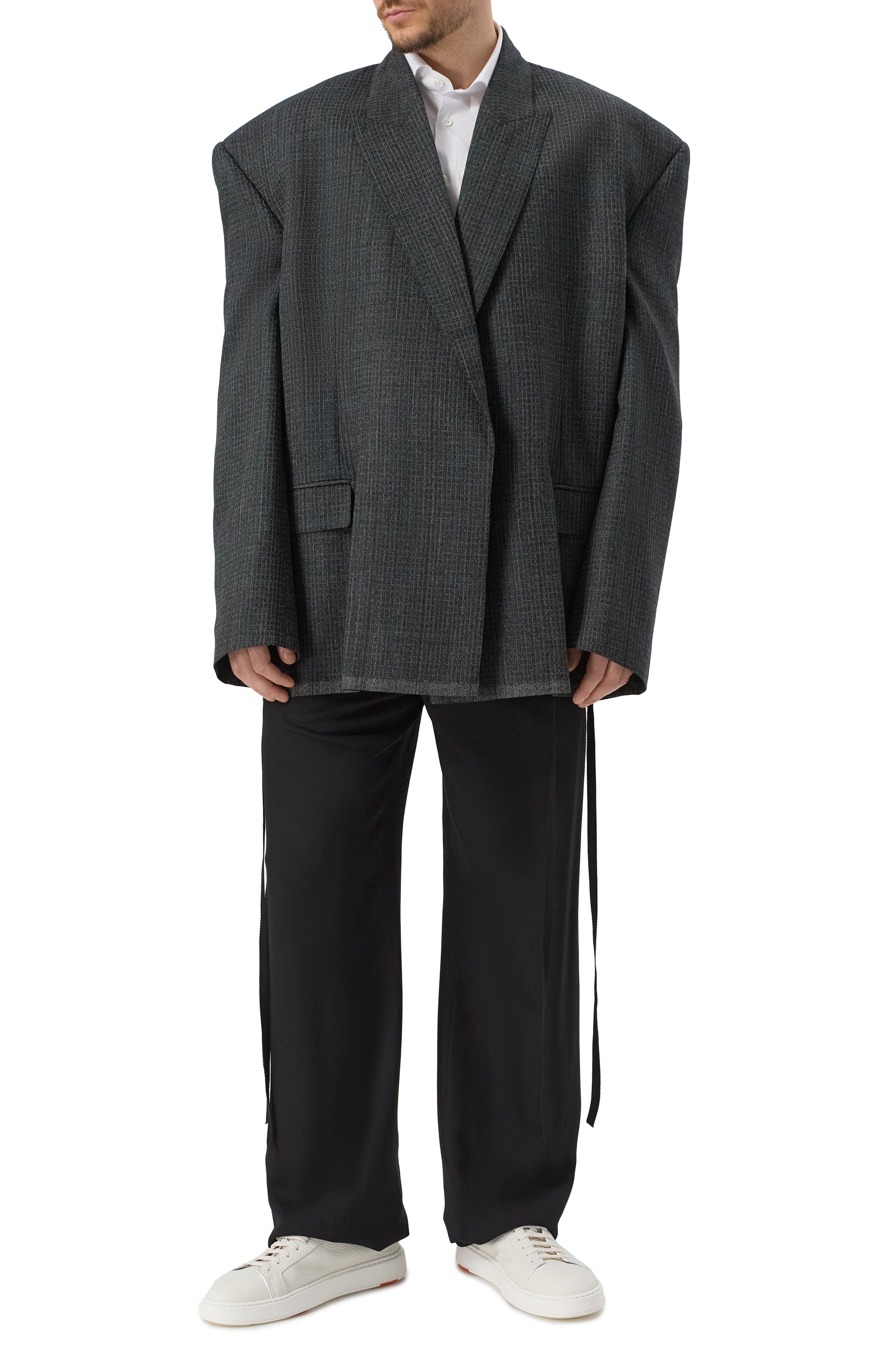 Шерстяной пиджак BALENCIAGA, арт. 821072/TRT34, фото 2