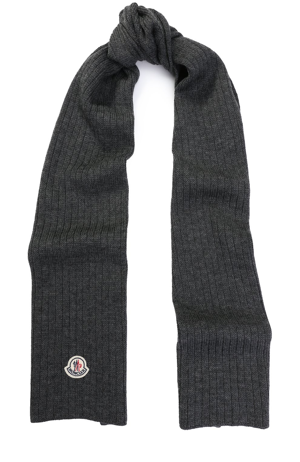 Шерстяной вязаный шарф с логотипом бренда MONCLER, арт. C2-091-00027-00-02309, фото 1