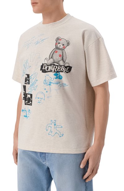 Хлопковая футболка DOMREBEL, арт. M HIGH L0W/T-SHIRT, фото 3