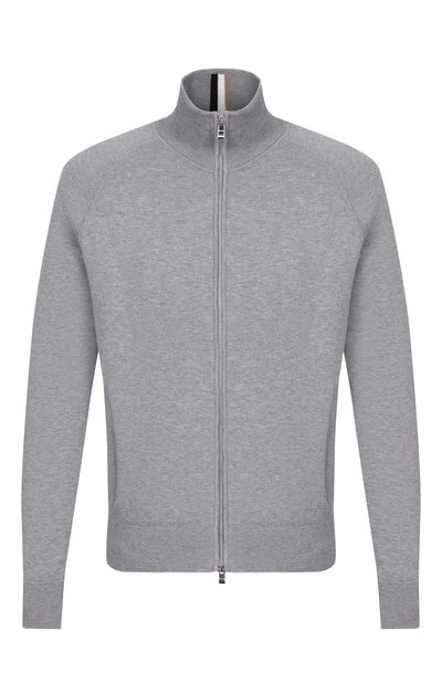 Мужской кардиган из хлопка и шерсти BOSS, арт. 50543150