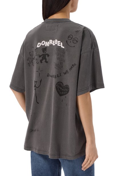 Хлопковая футболка DOMREBEL, арт. PLAY SKETCH/T-SHIRT, фото 4