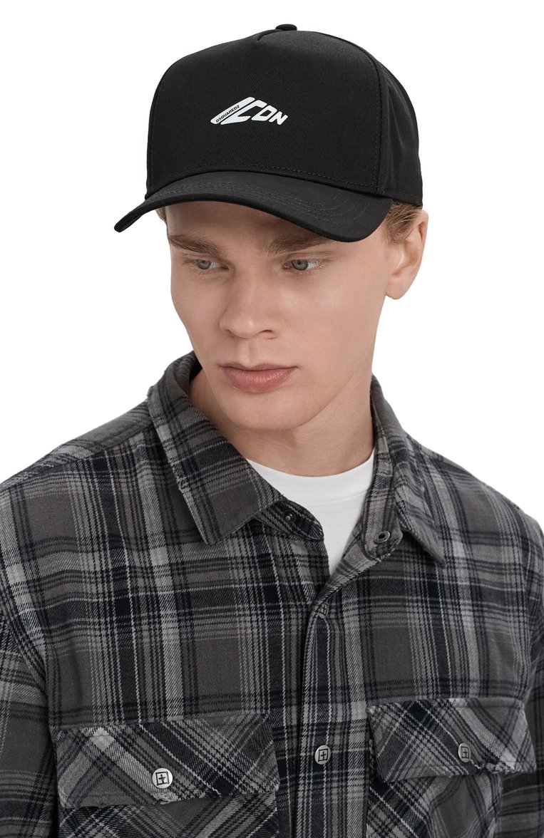 Хлопковая бейсболка DSQUARED2, арт. BCM0871/05C00001, фото 1