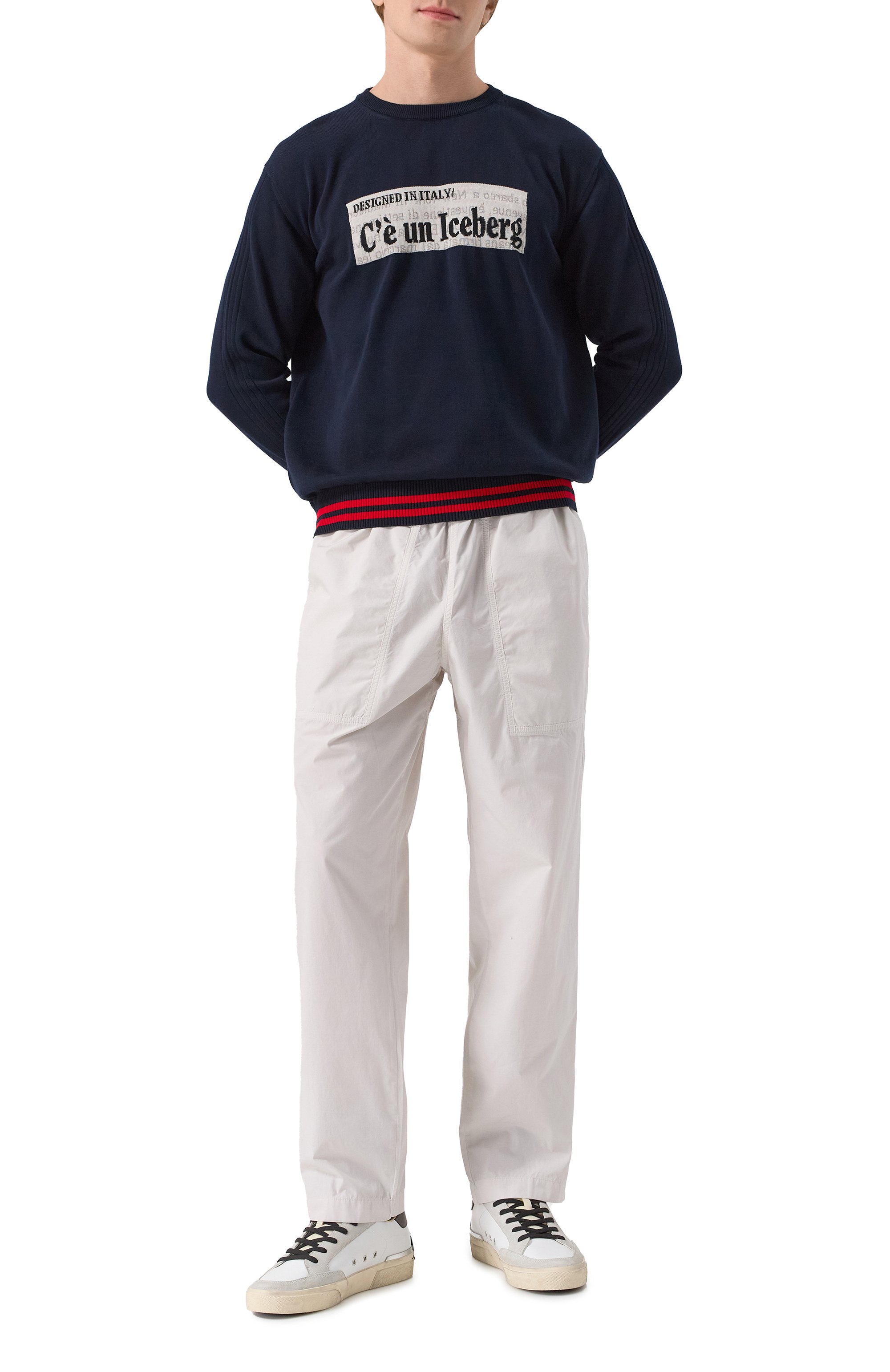 Хлопковый джемпер ICEBERG, арт. A013/7604, фото 2