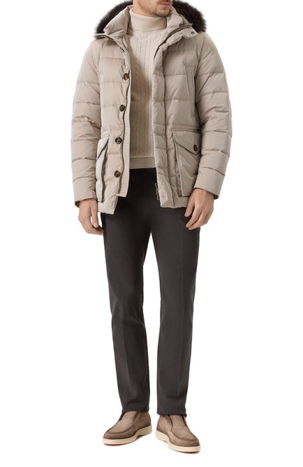 Мужские замшевые ботинки detroit SANTONI, арт. MGDG17823TICBGEX