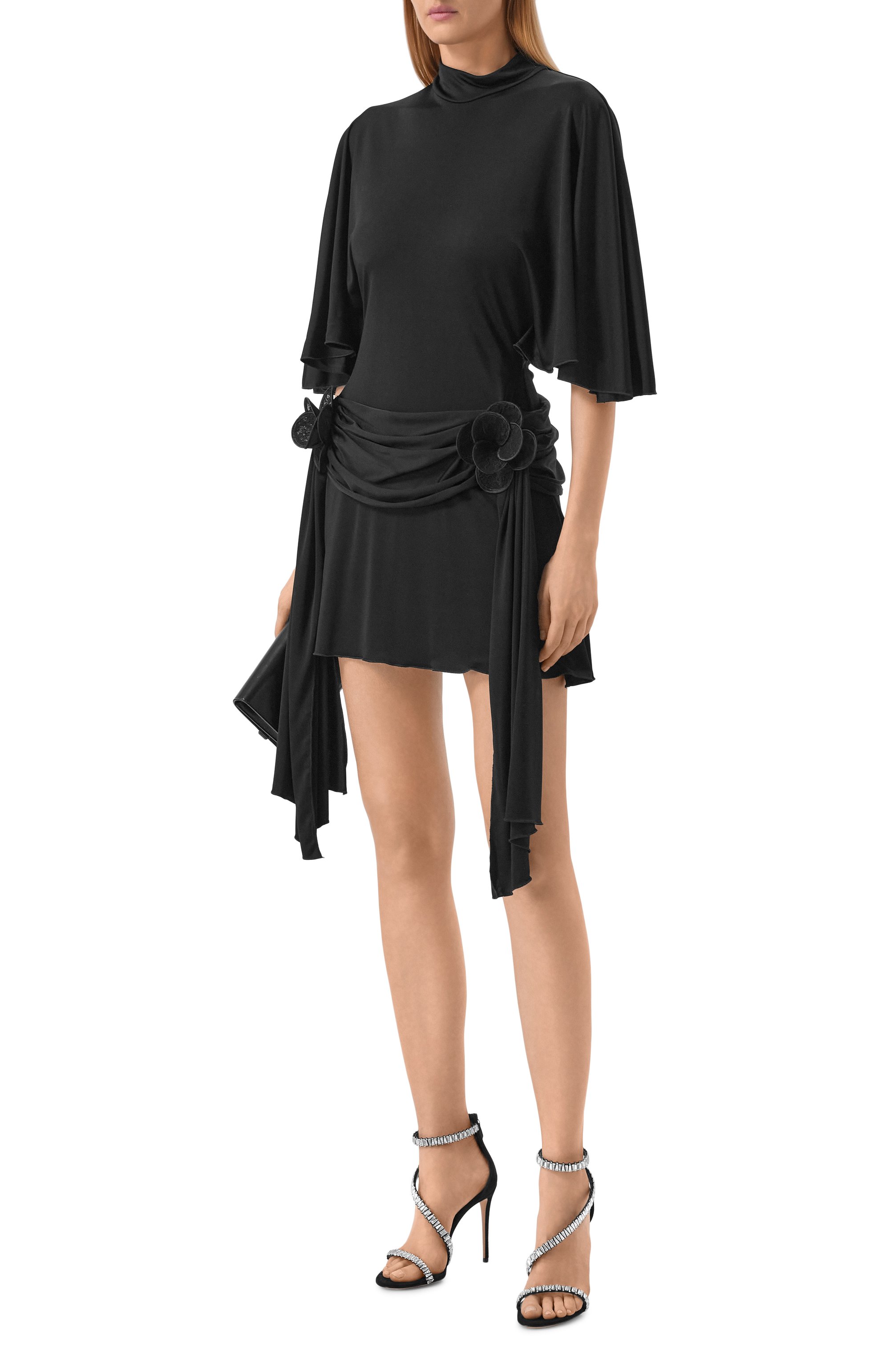 Текстильные босоножки julia heaven 100 CASADEI, арт. 1L491C1001/T0596, фото 3