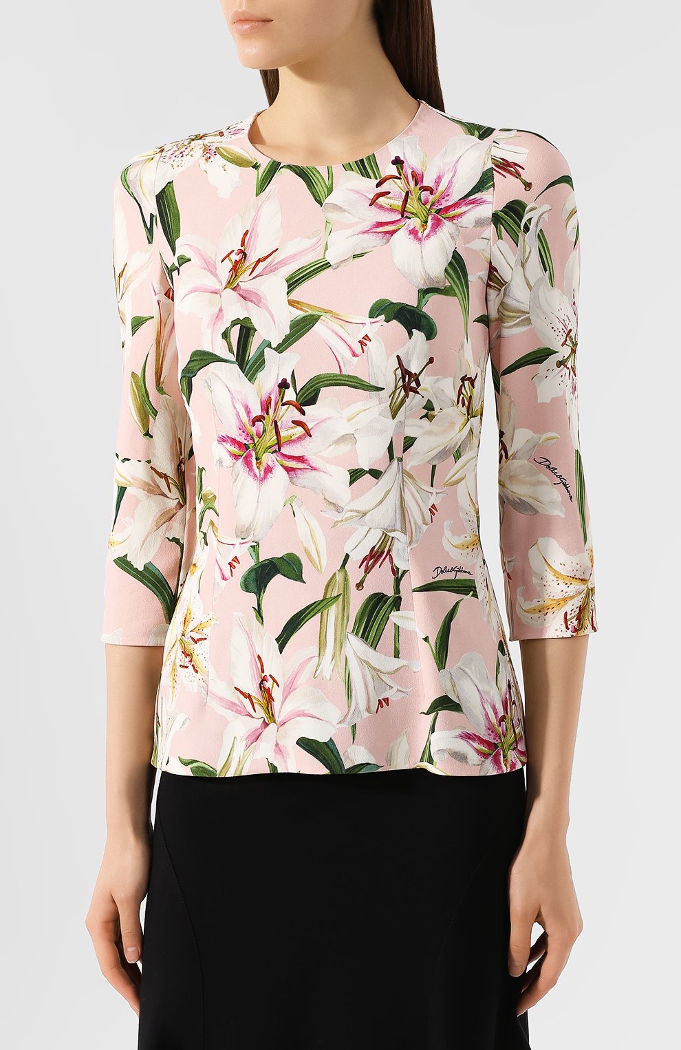 Топ из вискозы DOLCE & GABBANA, арт. F7T88T/FSRLJ, фото 3
