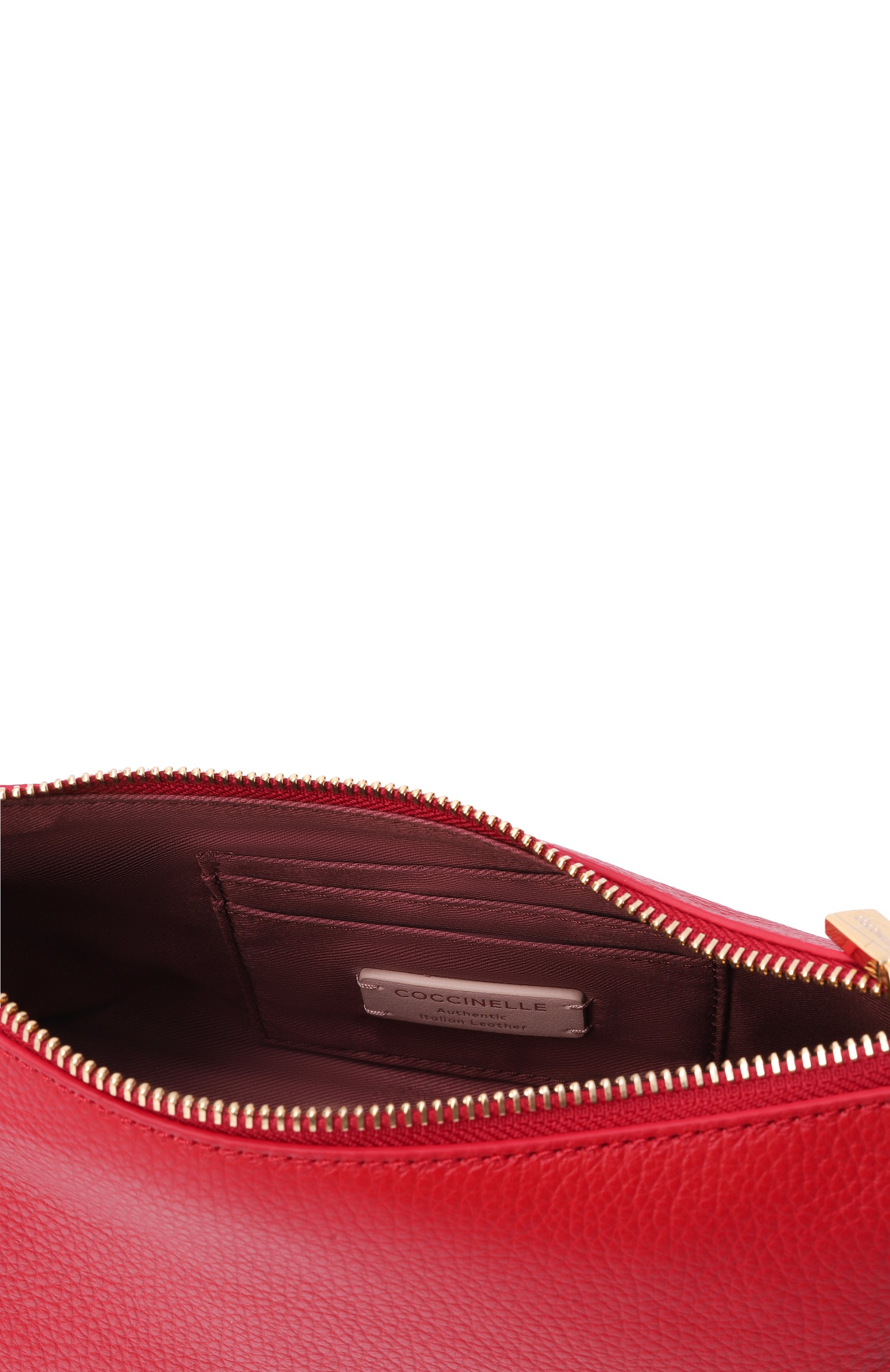 Сумка aura mini COCCINELLE красного цвета по цене 22050 руб., арт. E5QH0550101, фото 5 Сумка aura mini COCCINELLE, арт. E5QH0550101, фото 5