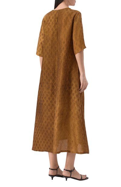 Платье UMA WANG коричневого цвета по цене 121000 руб., арт. UP5002, фото 3 Платье UMA WANG, арт. UP5002, фото 3