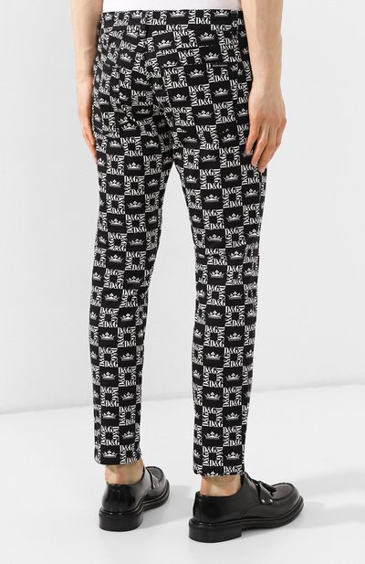 Хлопковые брюки DOLCE & GABBANA, арт. GYC4LT/FSFIG, фото 4