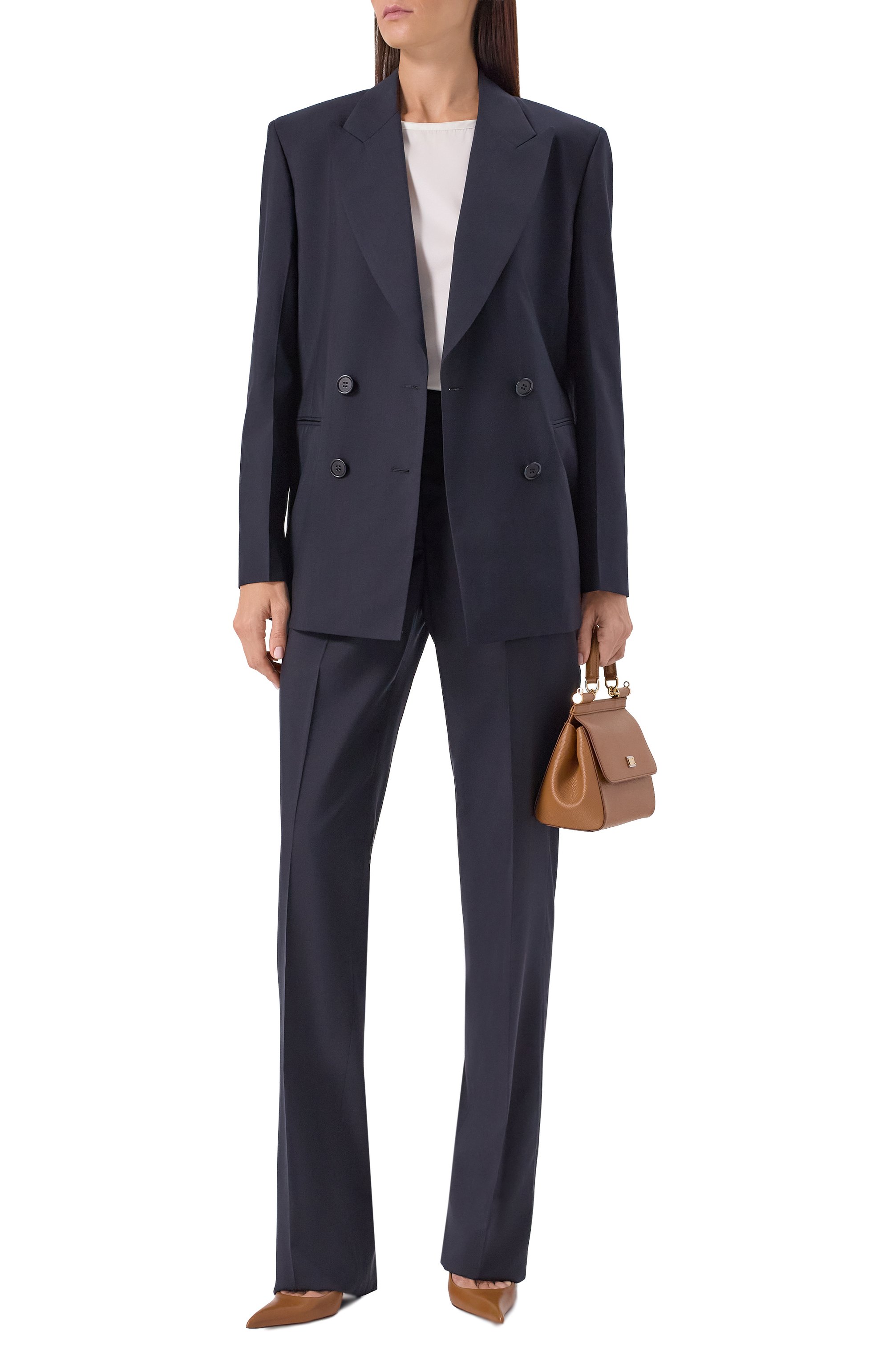 Брюки из шерсти и шелка MVST, арт. 25E/X2P/0/B091/3038, фото 2