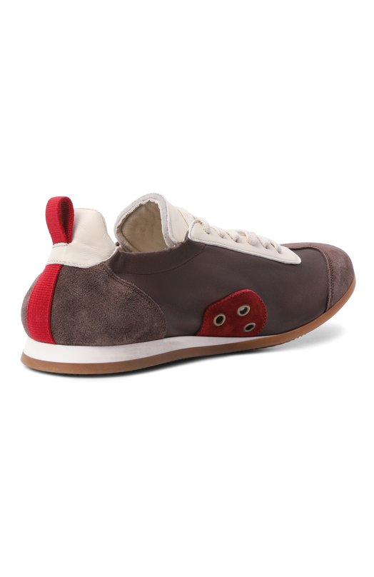 Кожаные кроссовки Uma Wang US9587 Коричневый  US9587 Фото 4