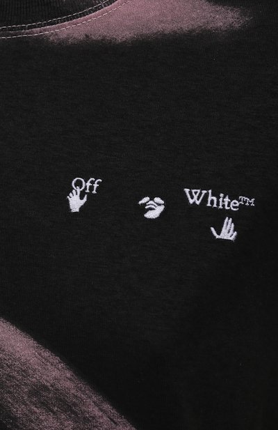 Хлопковая футболка OFF-WHITE, арт. 0WAA049R21JER002, фото 5