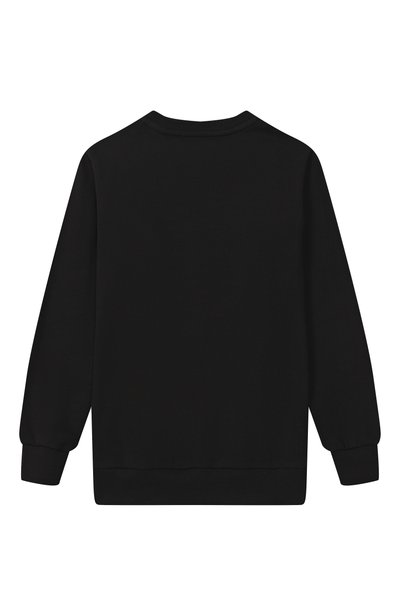 Хлопковый свитшот BALMAIN черного цвета по цене 30950 руб., арт. BZ4I10, фото 2 Хлопковый свитшот BALMAIN, арт. BZ4I10, фото 2