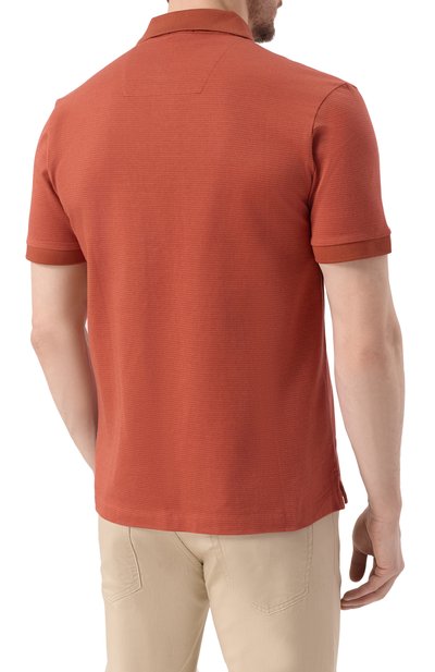 Хлопковое поло BOSS, арт. 50532246, фото 4