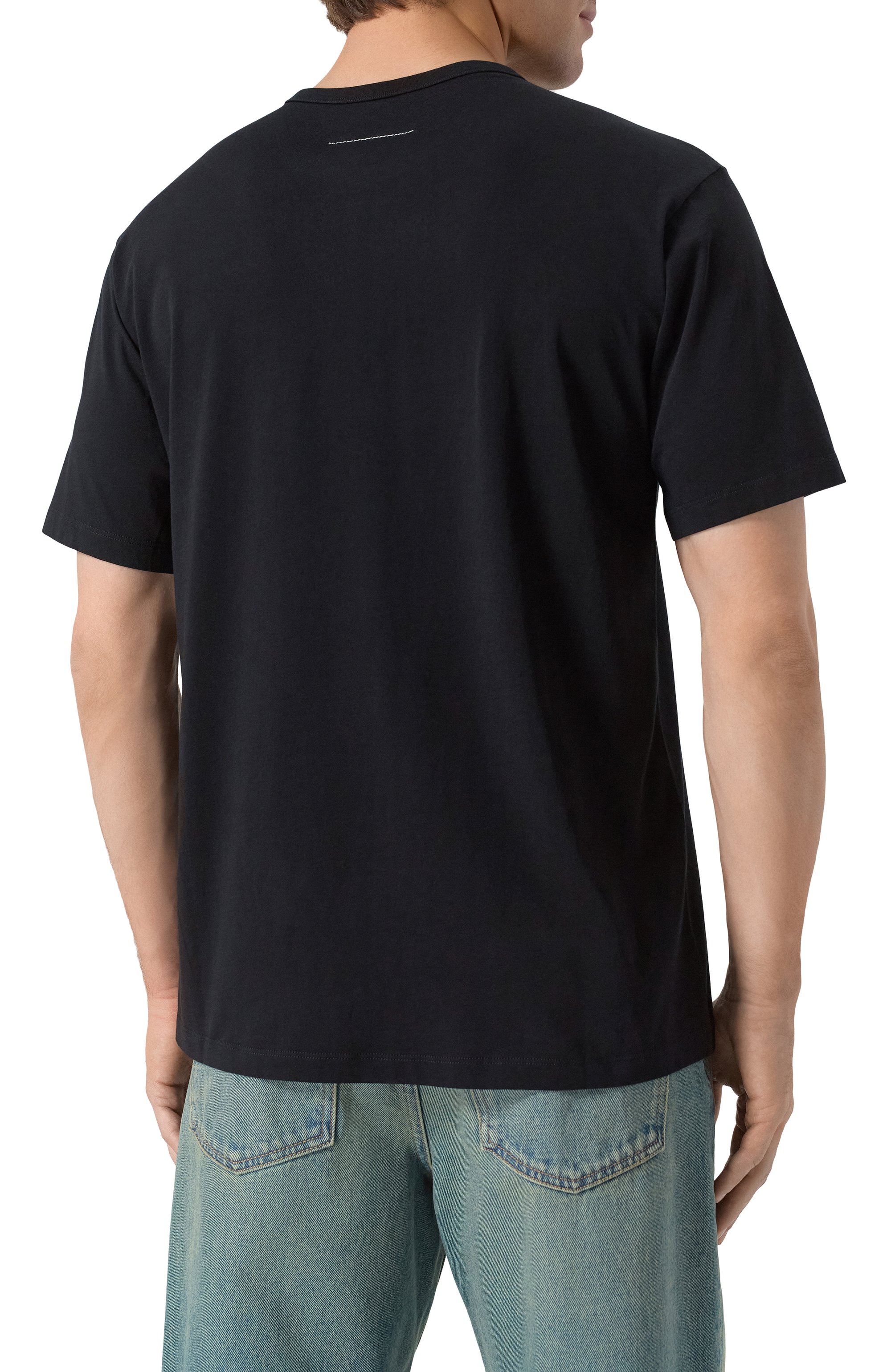 Хлопковая футболка MM6, арт. SH0GC0057/S24312, фото 4