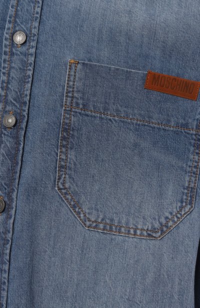 Джинсовая рубашка MOSCHINO, арт. A0223/7038, фото 5