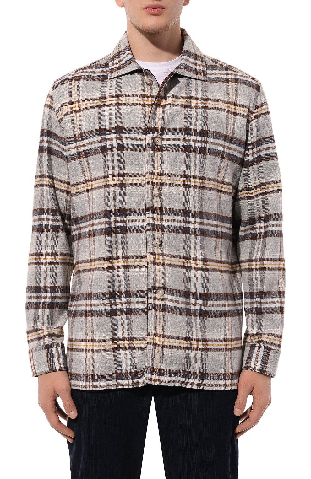 Хлопковая рубашка GIAMPAOLO, арт. GB24/41304, фото 3