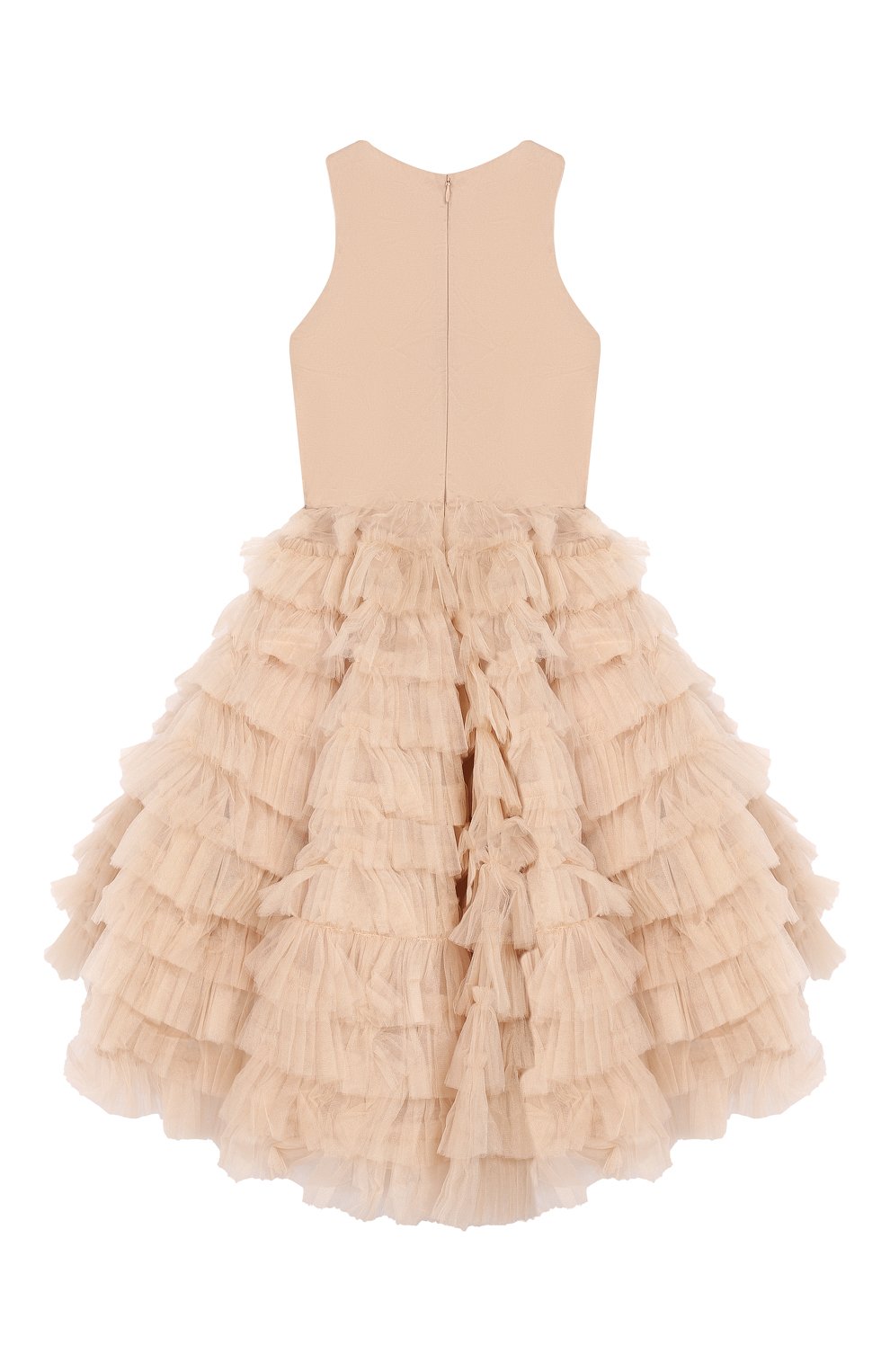 Платье MISCHKA AOKI бежевого цвета по цене 199500 руб., арт. FW19125/10-12, фото 2 Платье MISCHKA AOKI, арт. FW19125/10-12, фото 2