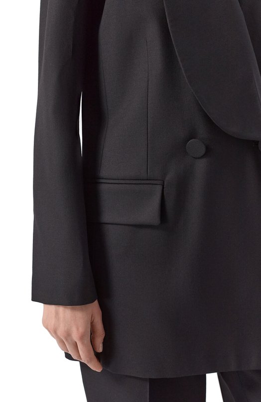 Шерстяной жакет Nina Ricci 26PCVE009/WV0323 Чёрный  26PCVE009/WV0323 Фото 5