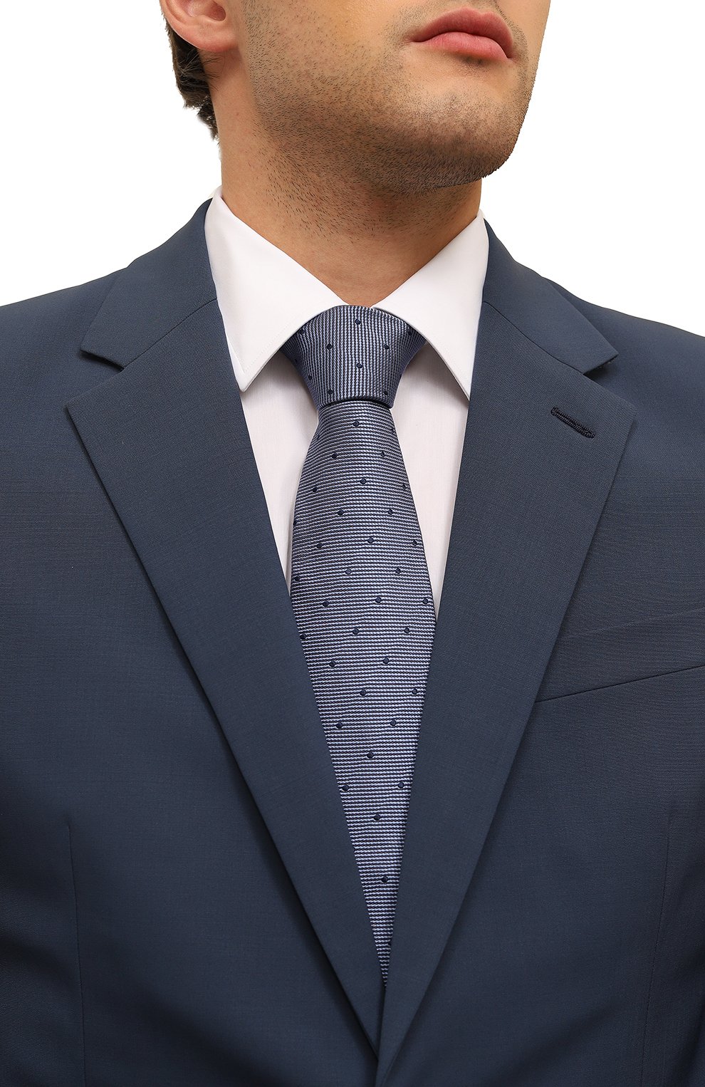 Шелковый галстук CORNELIANI, арт. 94U390-9420307, фото 2