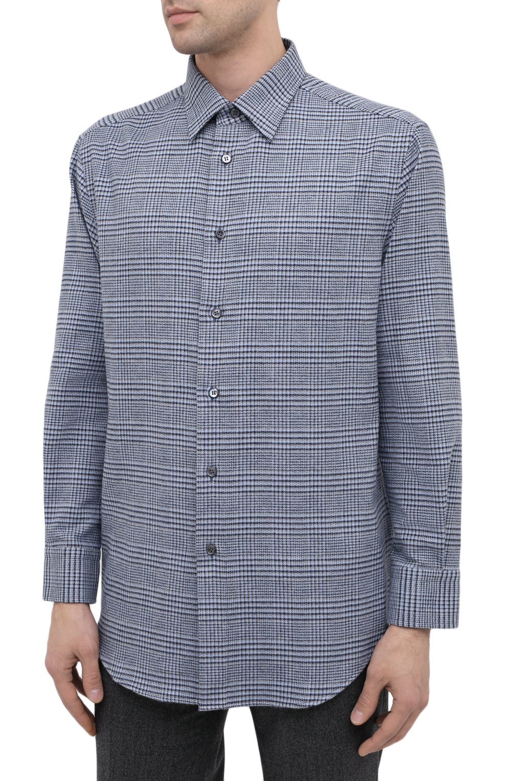 Хлопковая рубашка BRIONI, арт. SCAY0L/09031, фото 3