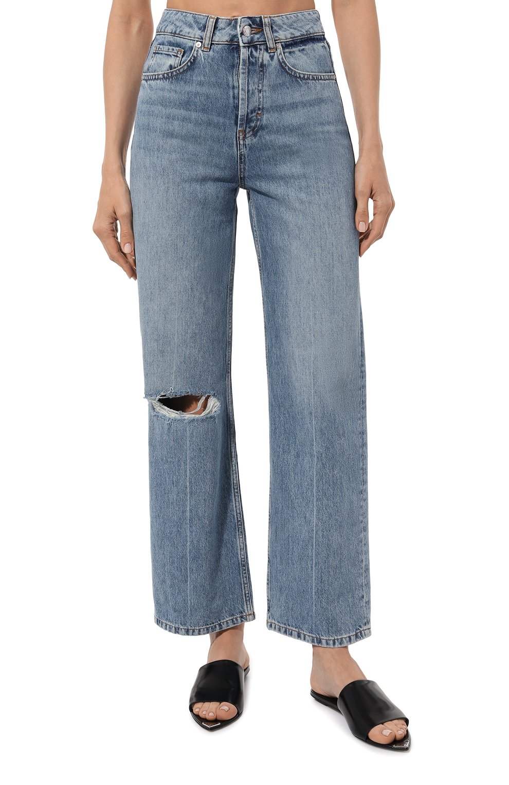 Джинсы HUGO синего цвета по цене 17400 руб., арт. 50501522, фото 3 Джинсы HUGO, арт. 50501522, фото 3