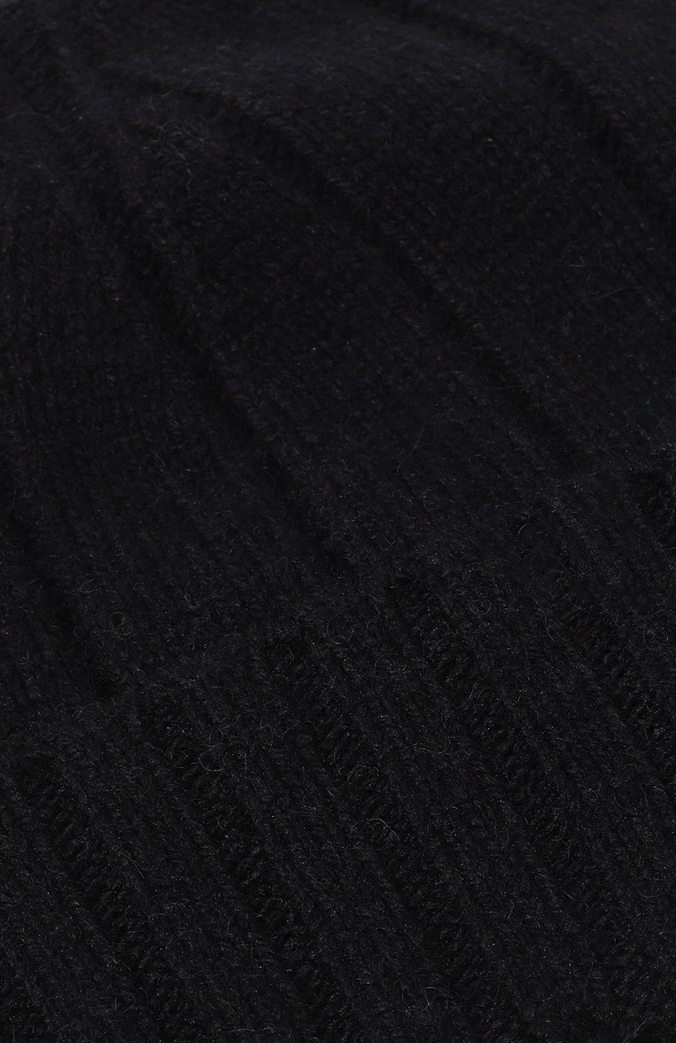 Женская комплект из шапки и шарфа HUGO темно-синего цвета, арт. 50495806 | Фото 6 (Материал: Текстиль, Вискоза, Синтетический материал; Материал сплава: Проставлено; Нос: Не проставлено)