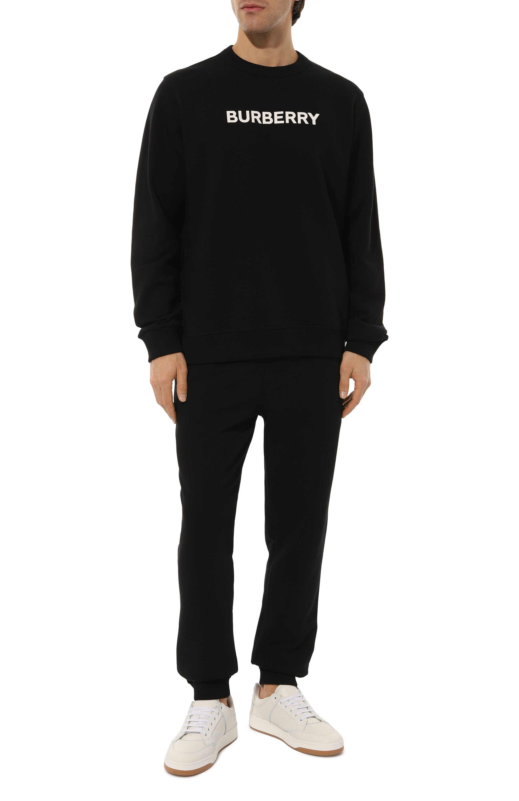 Хлопковые джоггеры BURBERRY, арт. 8096360, фото 2