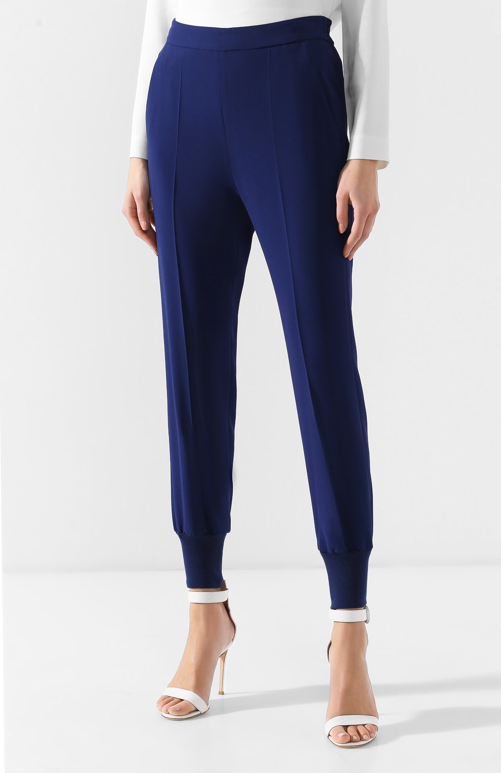 Джоггеры STELLA MCCARTNEY синего цвета по цене 56100 руб., арт. 341416/SCA06, фото 3 Джоггеры STELLA MCCARTNEY, арт. 341416/SCA06, фото 3