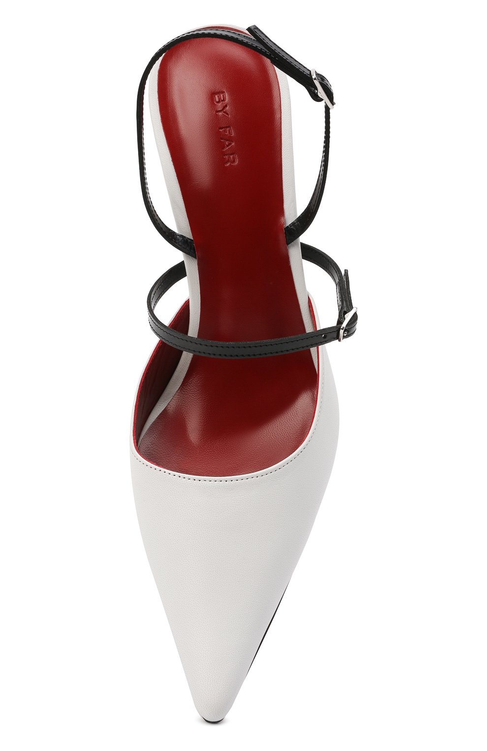 Кожаные туфли tiffany BY FAR, арт. 21CRTIFPWHNAP, фото 5