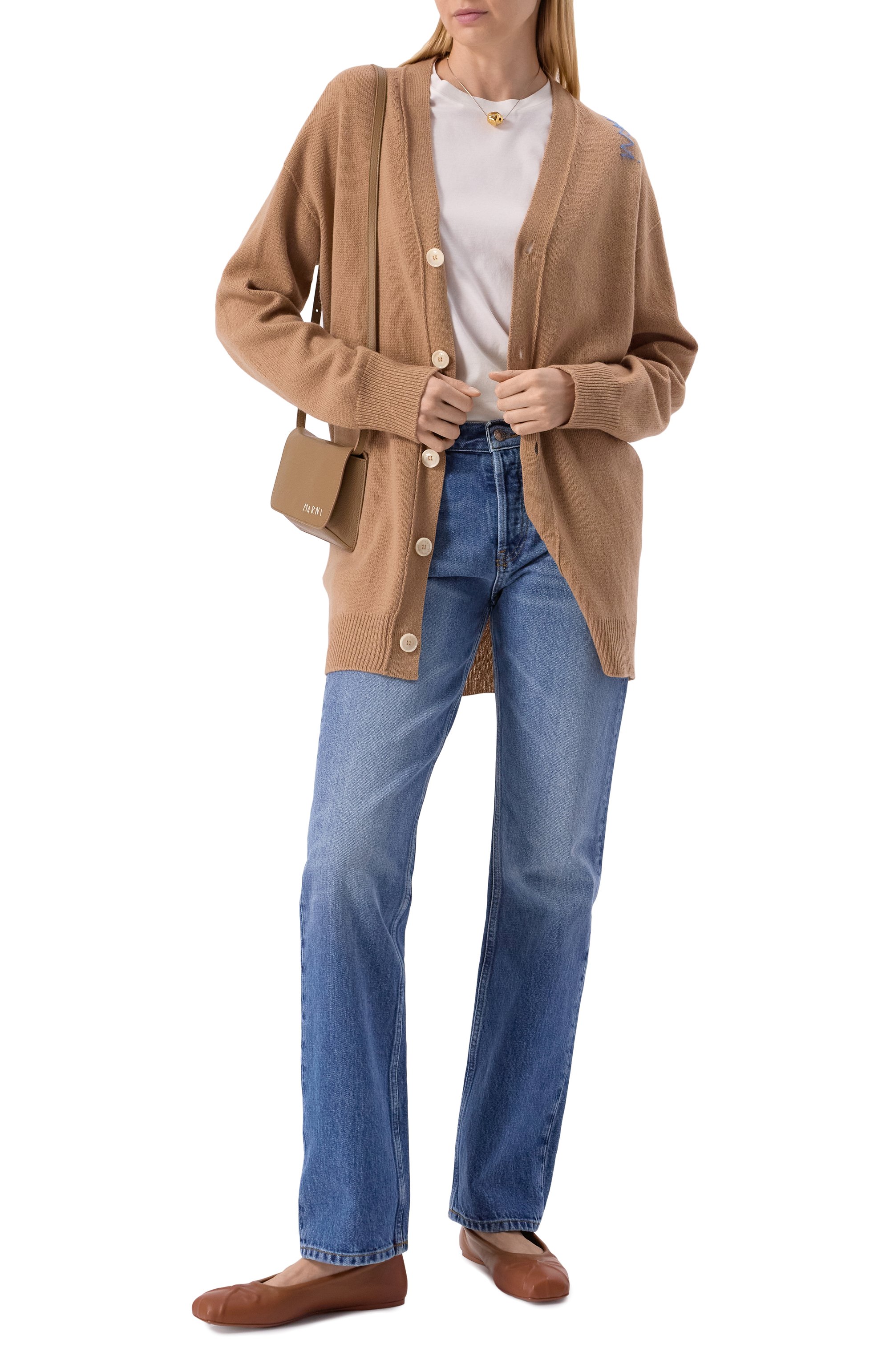 Шерстяной кардиган MARNI, арт. CDMG0153A0/UFWH24, фото 2