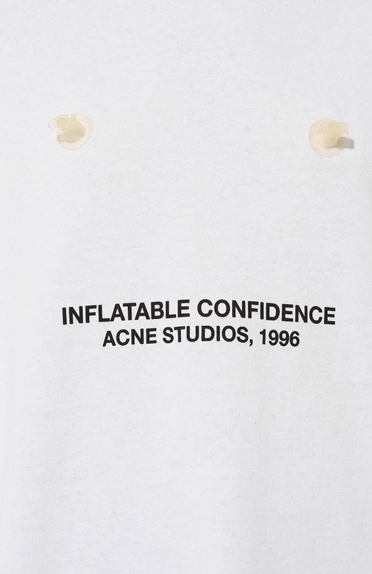 фото Хлопковая футболка acne studios