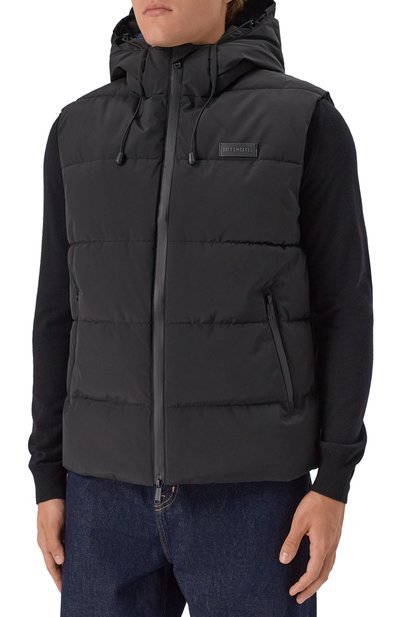 Утепленный жилет DIRK BIKKEMBERGS черного цвета по цене 29450 руб., арт. BMG0990, фото 3 Утепленный жилет DIRK BIKKEMBERGS, арт. BMG0990, фото 3