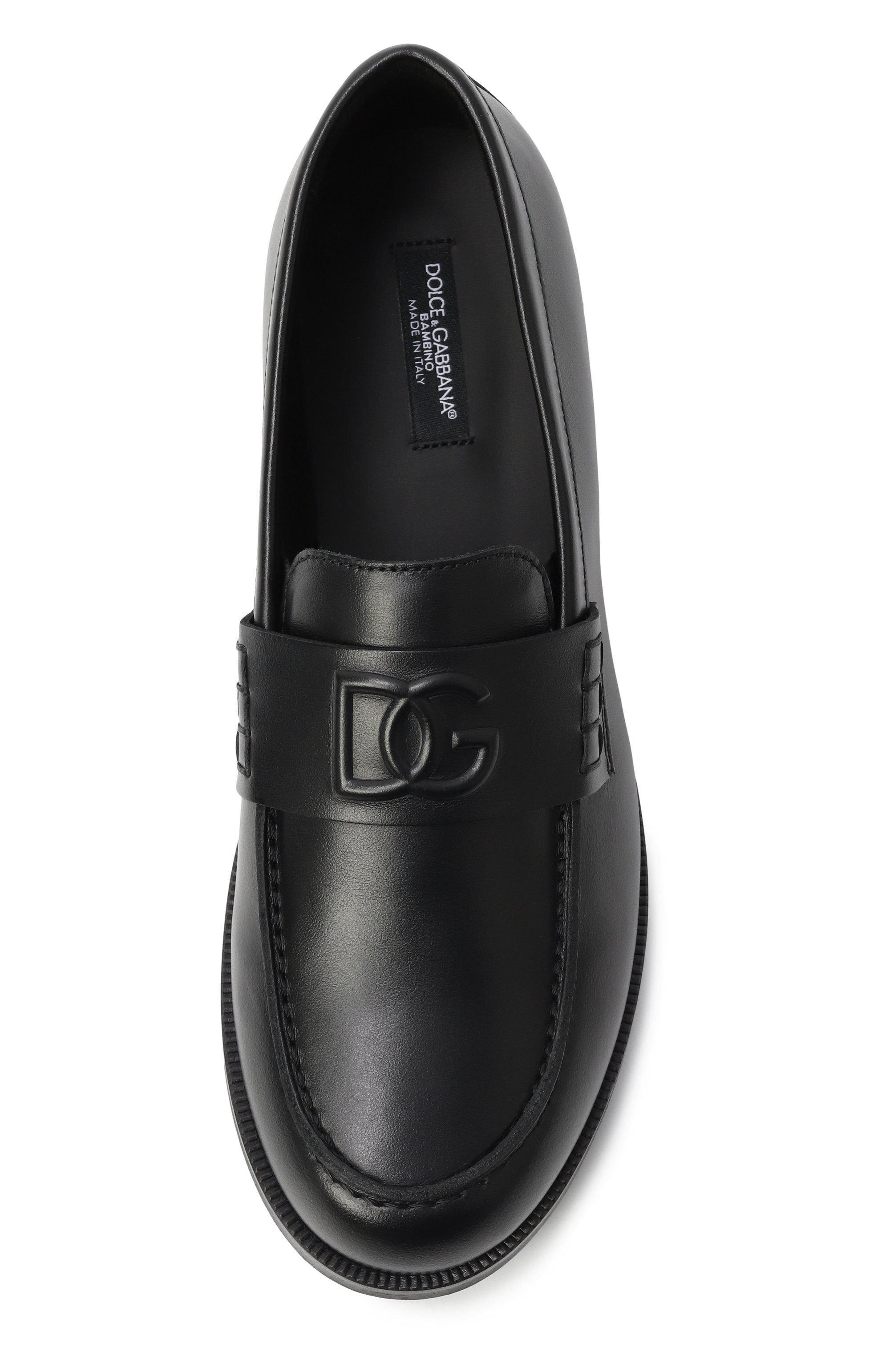 Кожаные лоферы DOLCE & GABBANA, арт. DA5296/A6M18/37-39, фото 4