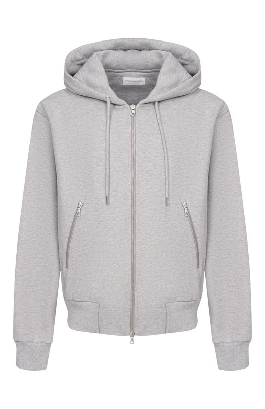 Хлопковая толстовка Dries Van Noten 021138/3611 Серый 021138/3611
