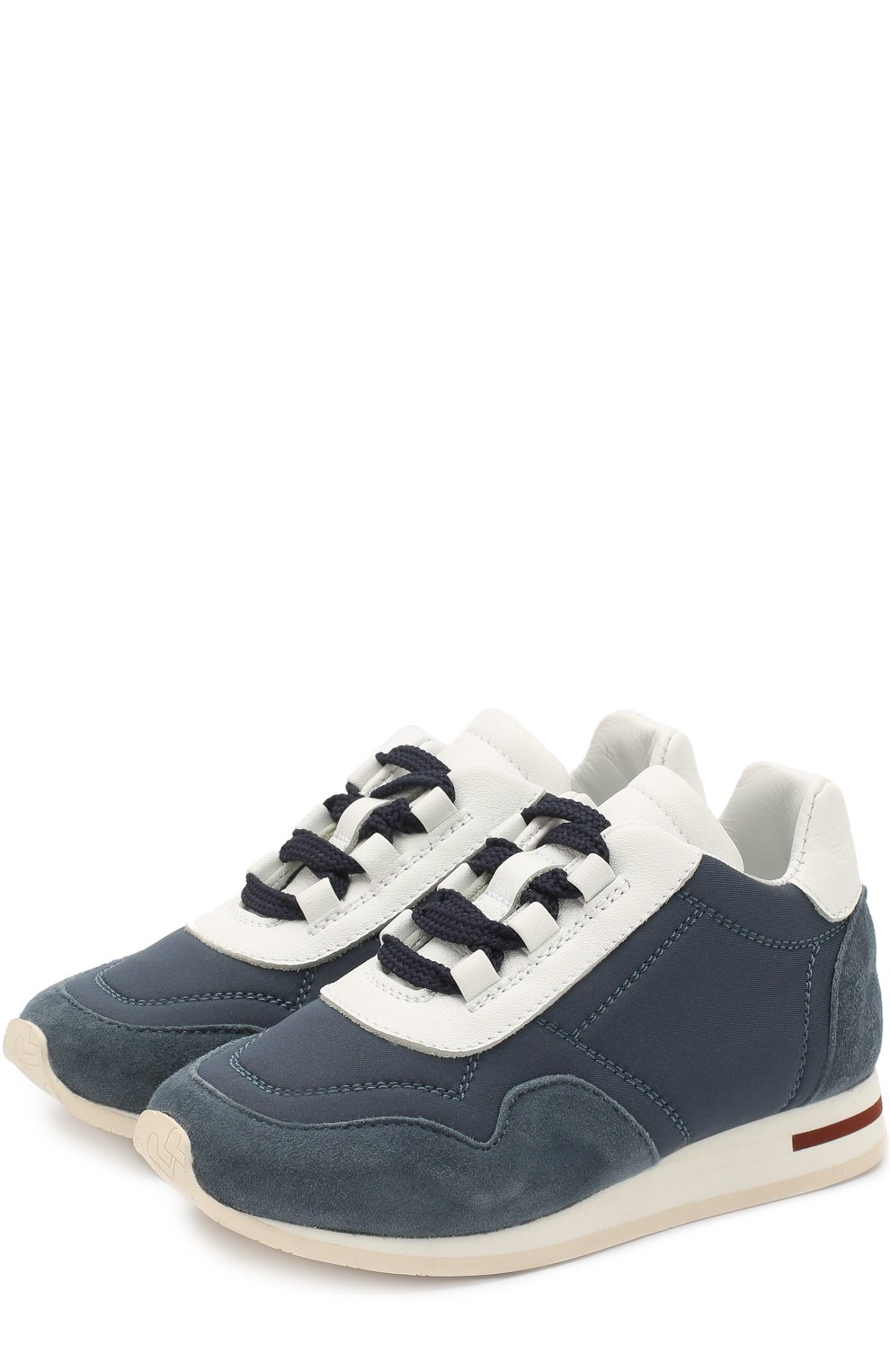 Текстильные кроссовки с отделкой из замши и кожи LORO PIANA, арт. FAG2102, фото 1