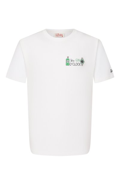 Мужская хлопковая футболка MC2 SAINT BARTH, арт. P0T0001-04432L/P0RT0FIN0