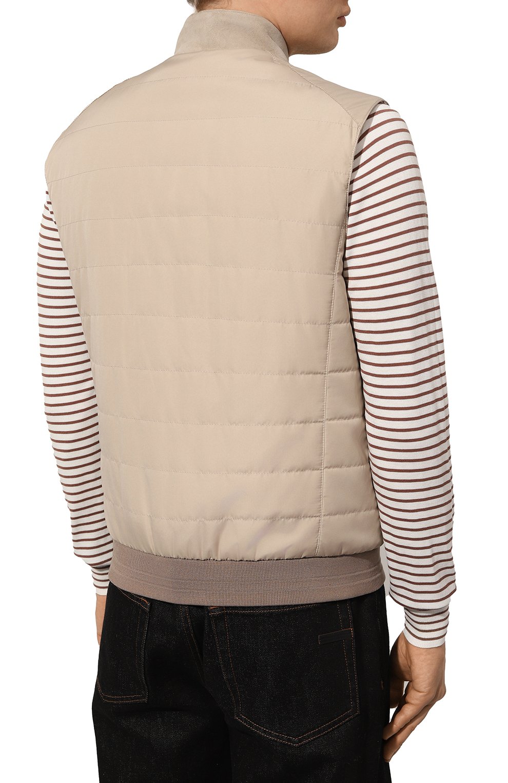 Комбинированный жилет CORNELIANI, арт. 93C5D3-9320107, фото 4