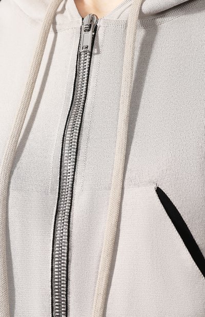 Хлопковый кардиган RICK OWENS, арт. RP19S6628/CHCG, фото 5