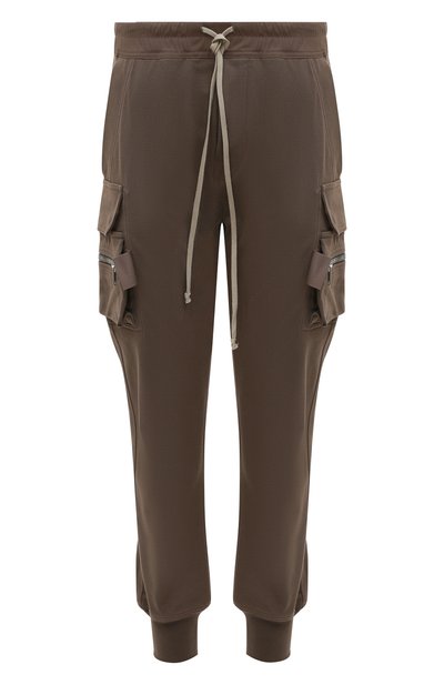 Хлопковые джоггеры RICK OWENS, арт. RU02B2396/BA, фото 1