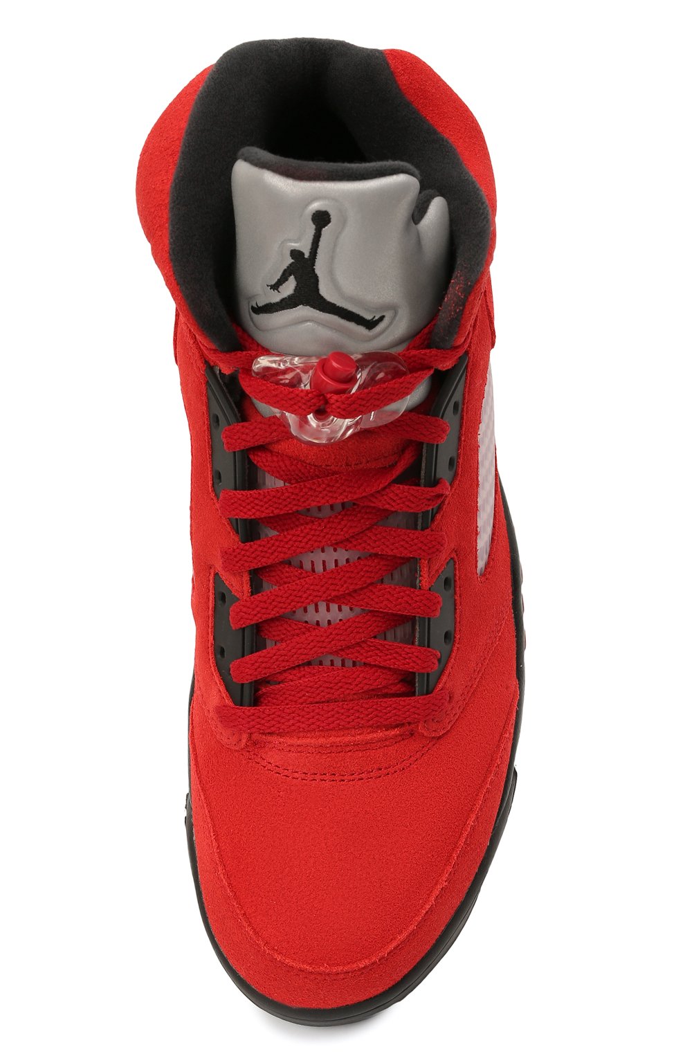 Мужские кеды air jordan 5 retro raging bull red NIKELAB красного цвета, арт. DD0587-600 | Фото 5 (Стили: Гранж; Материал сплава: Проставлено; Материал утеплителя: Без утеплителя; Материал внутренний: Текстиль; Подошва: Массивная; Драгоценные камни: Проставлено; Материал внешний: Замша)