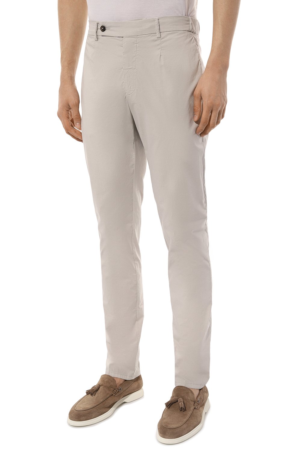 Брюки из хлопка и лиоцелла ANDREA CAMPAGNA, арт. GL0BE GD, фото 3