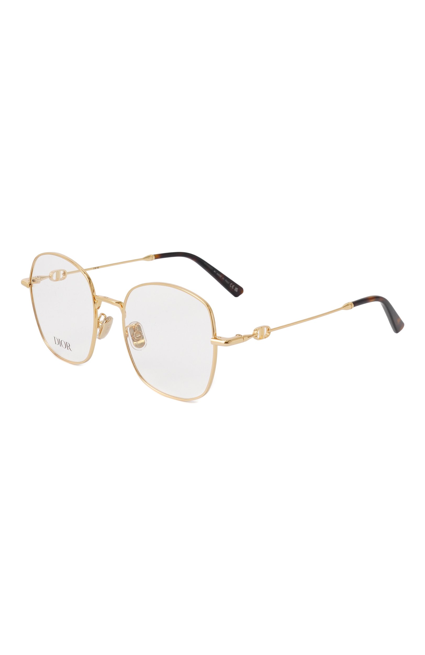 Оправа DIOR EYEWEAR золотого цвета по цене 63000 руб., арт. PETIT CD0 S1U B000, фото 1 Оправа DIOR EYEWEAR, арт. PETIT CD0 S1U B000, фото 1