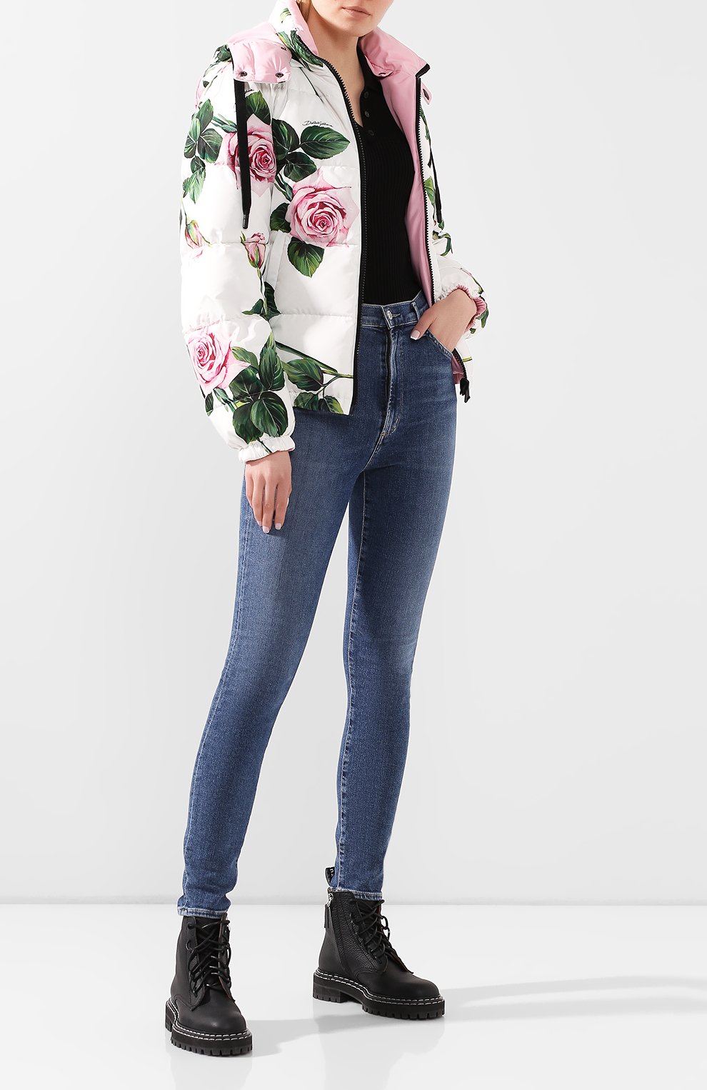 Пуховая куртка DOLCE & GABBANA белого цвета по цене 275000 руб., арт. F9G93T/G7VDP, фото 2 Пуховая куртка DOLCE & GABBANA, арт. F9G93T/G7VDP, фото 2