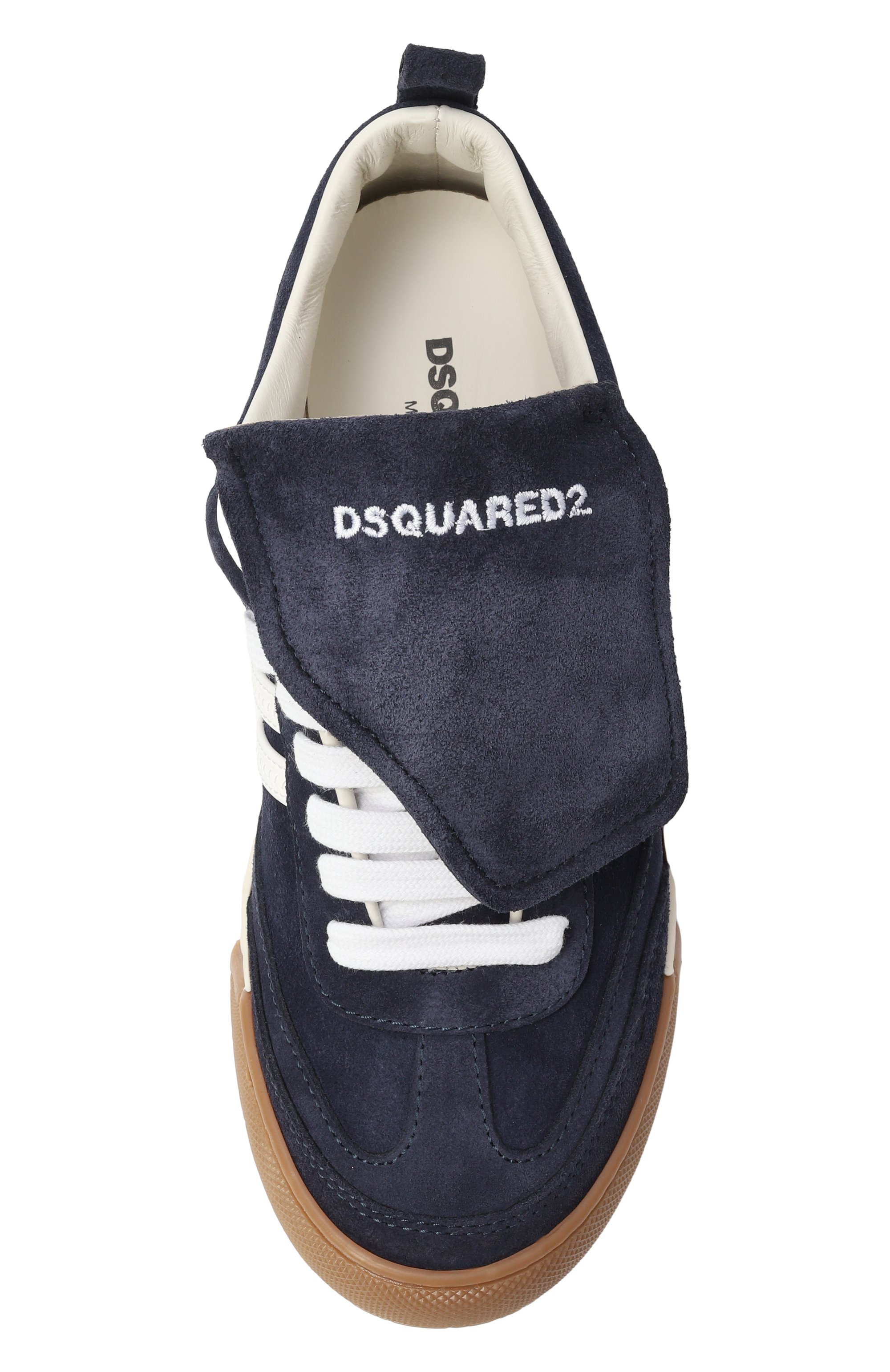 Замшевые кеды DSQUARED2, арт. 81477/36-40, фото 4
